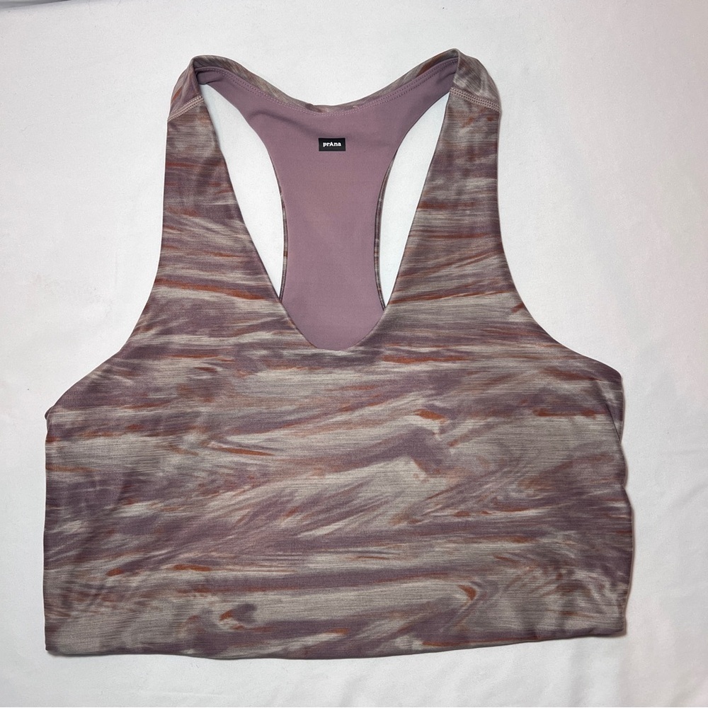 Prana Momento Crop Top - Cloud Blush - size XL